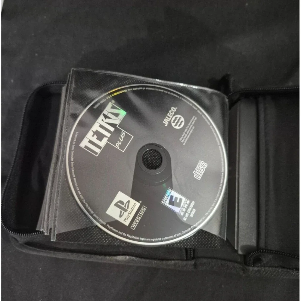 Playstation Games Lot of 31 Games With Game Holder Case (mostly PS1)